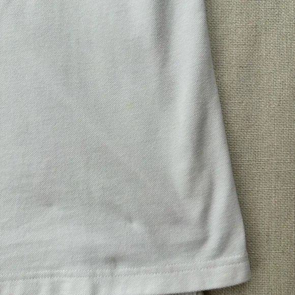 J. Crew White Polo Shirt with Green Logo - Picture 9 of 10